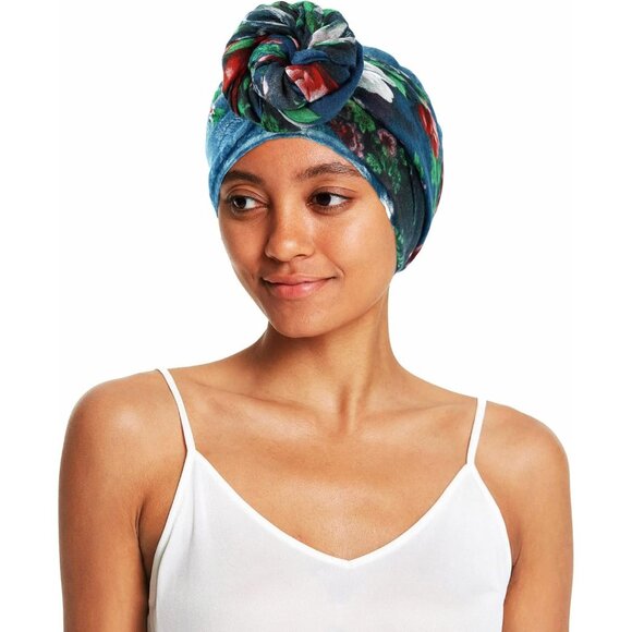 Women  B-gray Fashion Flowers Print Scarves Winter Head Shawl Cotton Wrap - Picture 3 of 7